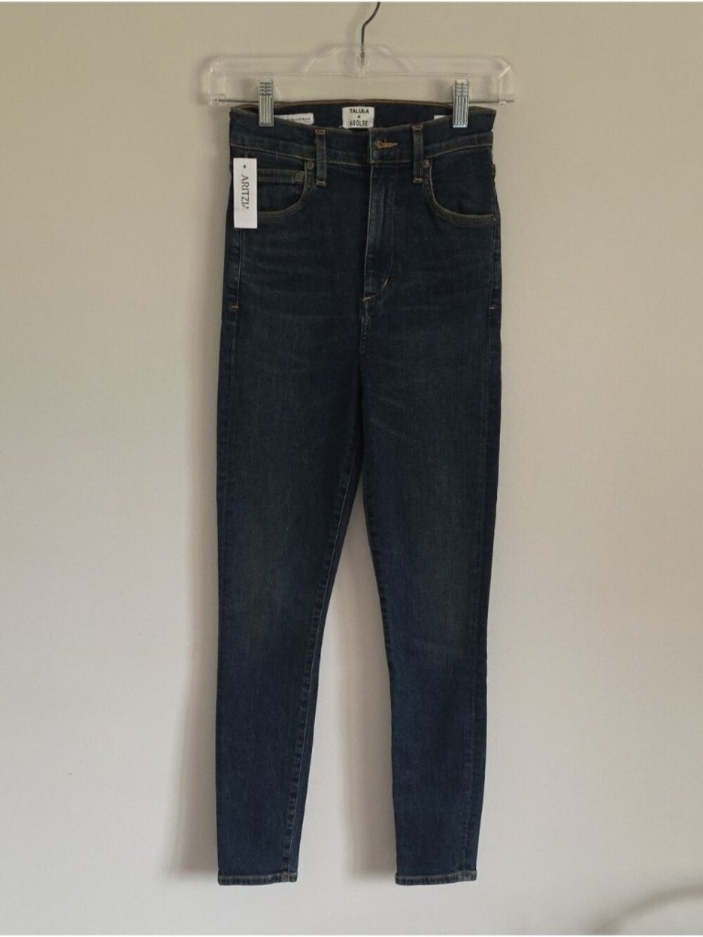 NWT ARITZIA | Talula X Agolde Lola Jeans Sky High Skinny blue Sz 24